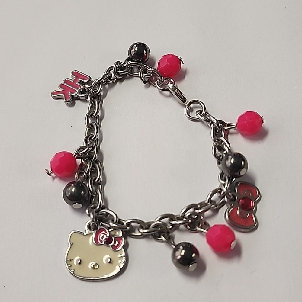RARE Vintage Hello Kitty Charm Bracelet Sanrio